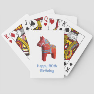 Jeu De Cartes Cartes de jeu 80e anniversaire
