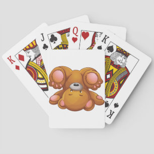 Jeu De Cartes Cartes de jeu à l'envers d'ours de nounours