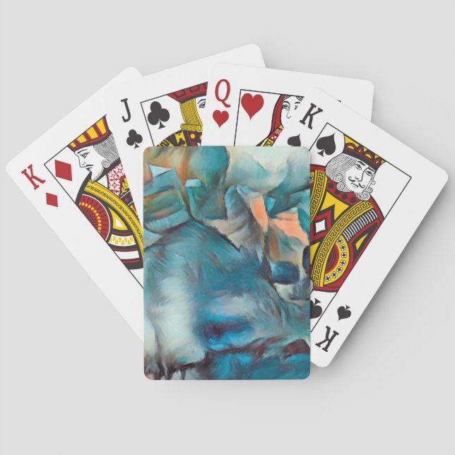 Jeu De Cartes Cartes de jeu Abstraites byzantine (dos)