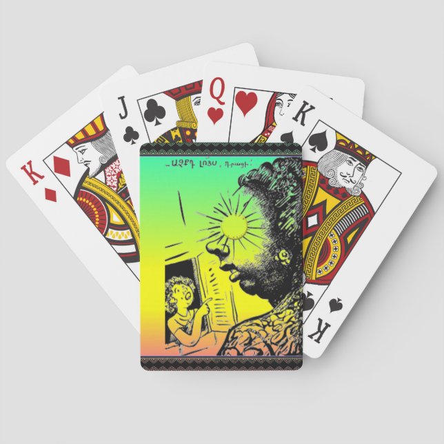 Jeu De Cartes Cartes de jeu arméniennes de bicyclette (dos)