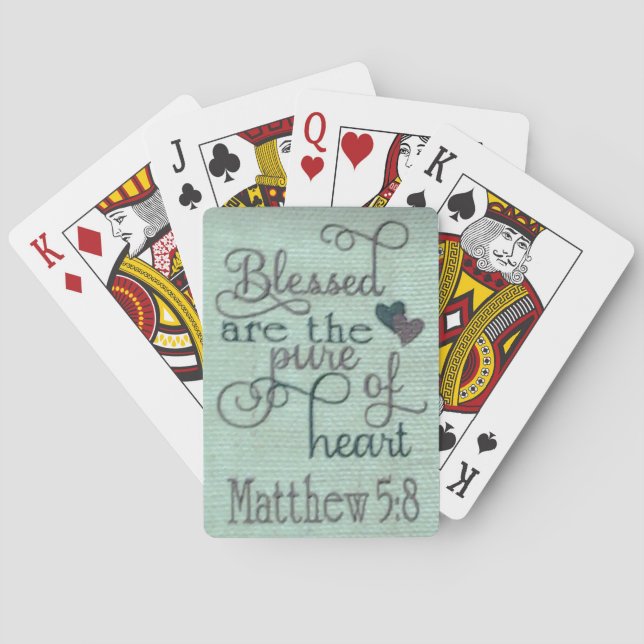Jeu De Cartes Cartes de jeu bénies (dos)