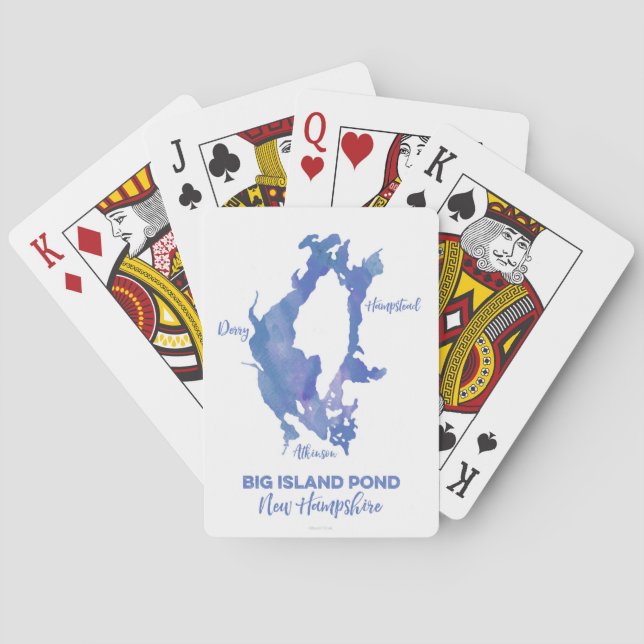 Jeu De Cartes Cartes de jeu Big Island Pond (dos)