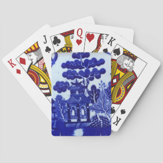 Jeu De Cartes Cartes de jeu bleues de saule