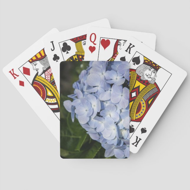 Jeu De Cartes Cartes de jeu Blue Hydrangea (dos)