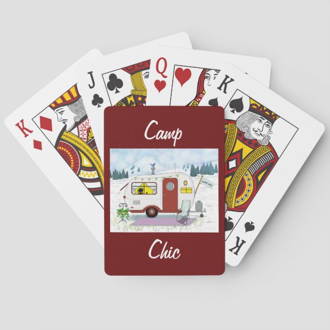 Jeu De Cartes Cartes de jeu Camp Chic (dos)