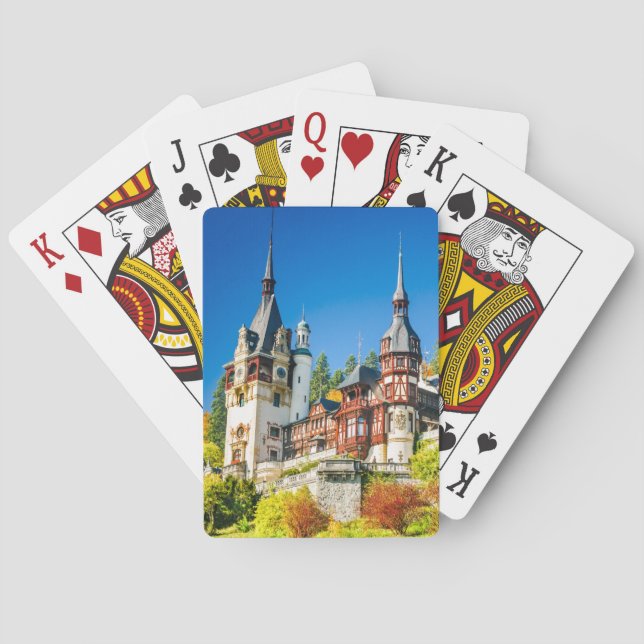 Jeu De Cartes Cartes de jeu Château de Peles Sinaia (dos)