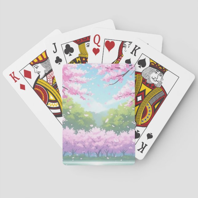 Jeu De Cartes Cartes de jeu Cherry Blossom (dos)