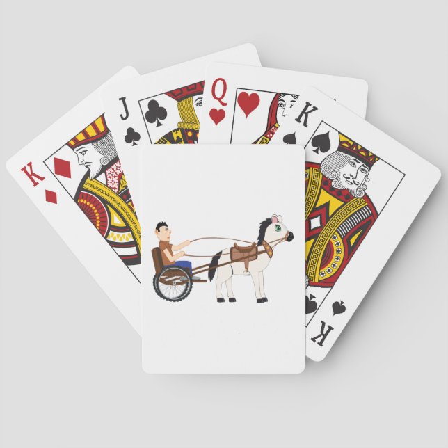 Jeu De Cartes Cartes De Jeu Cheval Et Buggy (dos)