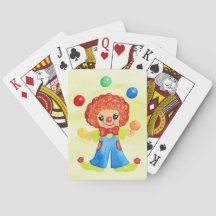 Cartes de jeu Circus Clown
