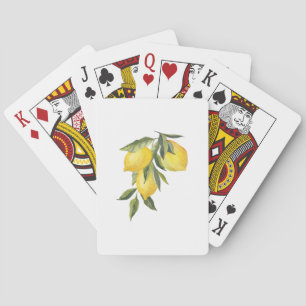 Jeu De Cartes Cartes de Jeu Classique - Arrière - plan Citron