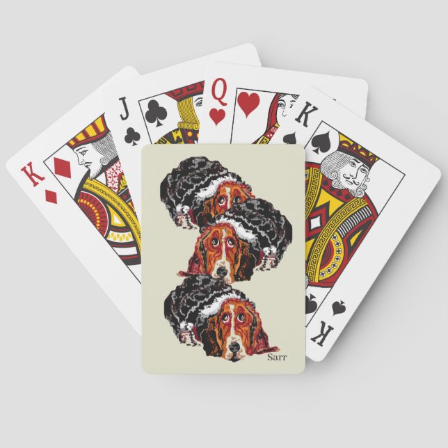 Jeu De Cartes Cartes de Jeu Classique : Basset Hound (dos)