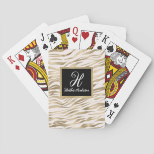 Jeu De Cartes Cartes de Jeu Classique Monogramme