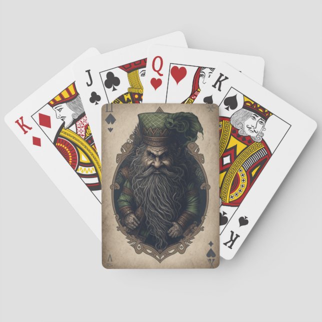 Jeu De Cartes Cartes de Jeu Classique Nain 4 (dos)