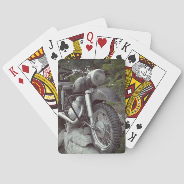 Jeu De Cartes Cartes de jeu classiques de motocyclette (dos)