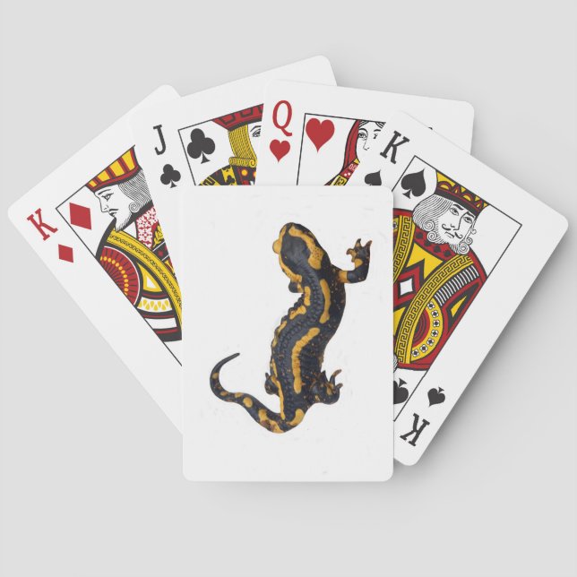 Jeu De Cartes Cartes de jeu classiques de salamandre de feu (dos)