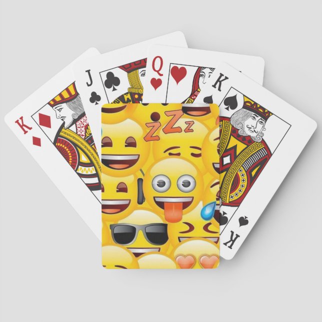 Jeu De Cartes Cartes de jeu classiques Emoji (dos)