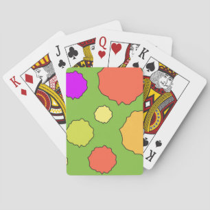 Jeu De Cartes Cartes de jeu classiques géométriques rétro funky