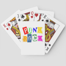 Cartes de jeu classiques Punk Rock