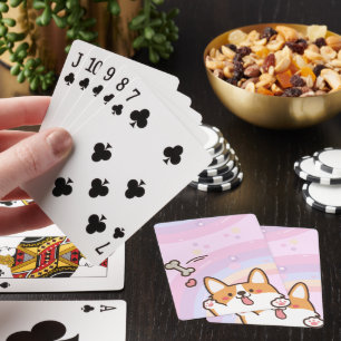 Jeu De Cartes Cartes de Jeu Corgi Animées