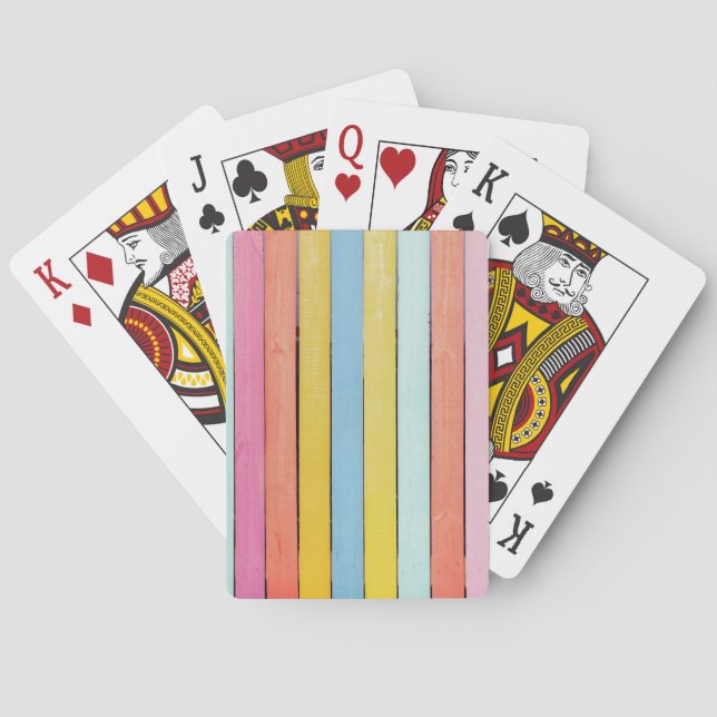 Jeu De Cartes Cartes de jeu couleur pastel (dos)