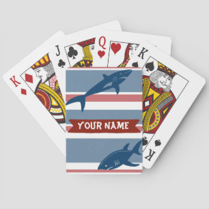 Jeu De Cartes Cartes de jeu customisées de requin