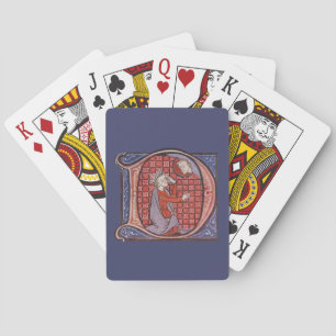 Jeu De Cartes Cartes de jeu D initiales lumineuses