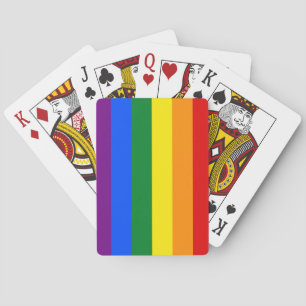 Jeu De Cartes cartes de jeu d'arc-en-ciel