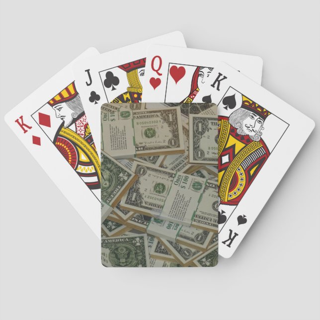 Jeu De Cartes Cartes de jeu d'argent (dos)