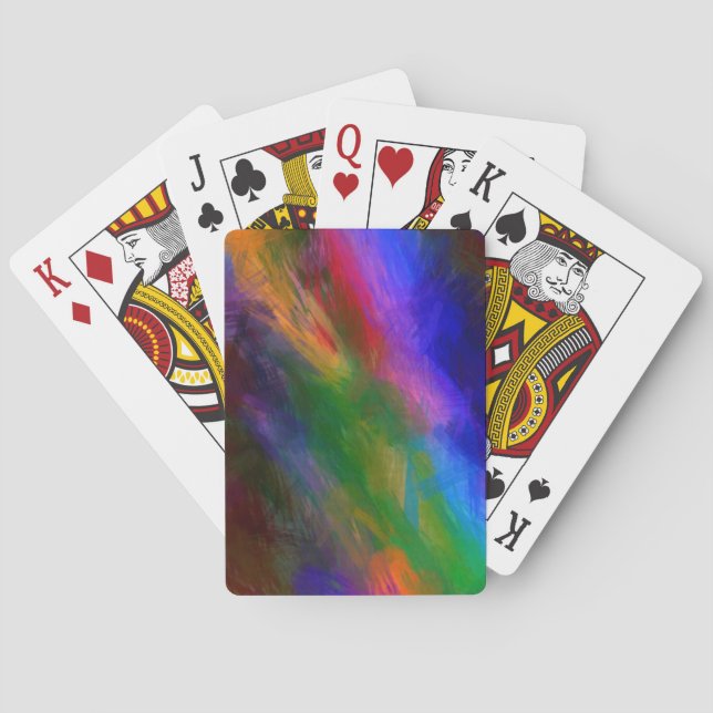 Jeu De Cartes Cartes de Jeu d'Art Moderne Abstrait (dos)
