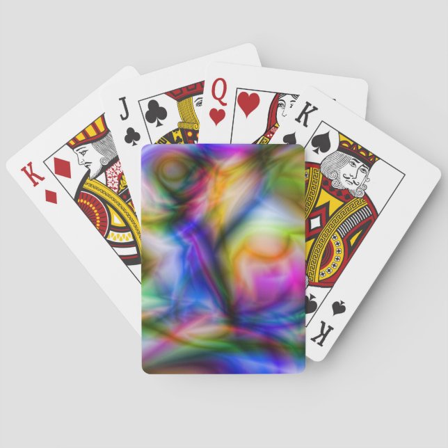 Jeu De Cartes Cartes de Jeu d'Art Moderne Abstrait (dos)