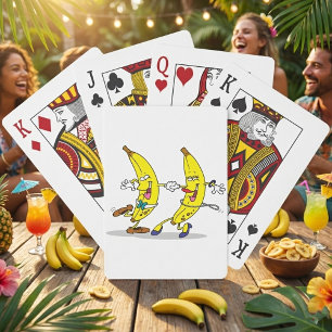Jeu De Cartes Cartes de jeu de bananes de danse