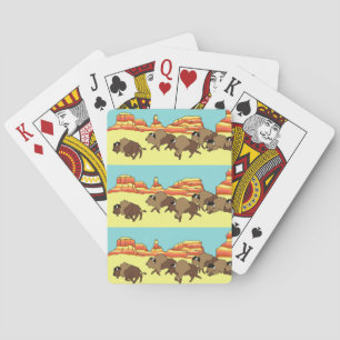 Jeu De Cartes Cartes de jeu de Buffalo de Soutwest
