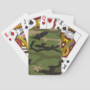 Jeu De Cartes Cartes De Jeu De Camo Woodland