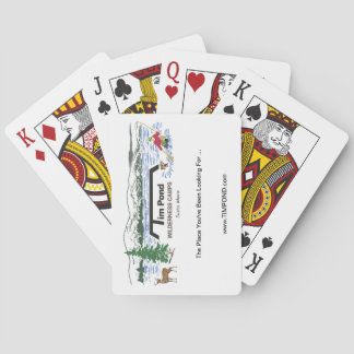 Jeu De Cartes Cartes de jeu de camps de région sauvage d'étang