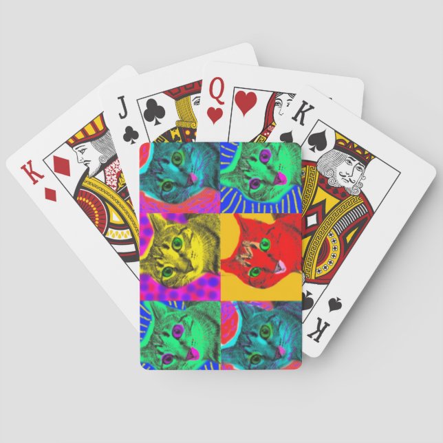 Jeu De Cartes Cartes de jeu de chats de Marilyn (dos)