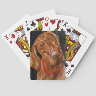 Jeu De Cartes Cartes de jeu de chien de Viszla