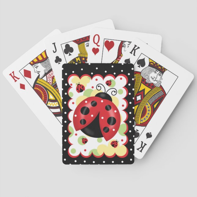 Jeu De Cartes Cartes de jeu de coccinelle (dos)