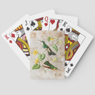 Jeu De Cartes Cartes de jeu de colibri de gemme de montagne