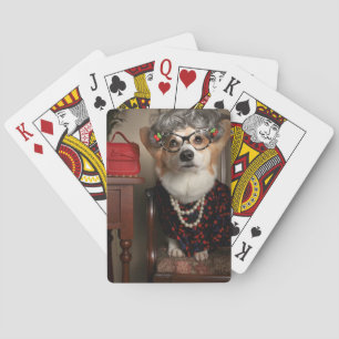 Jeu De Cartes Cartes de jeu de corgi de tante Gussy