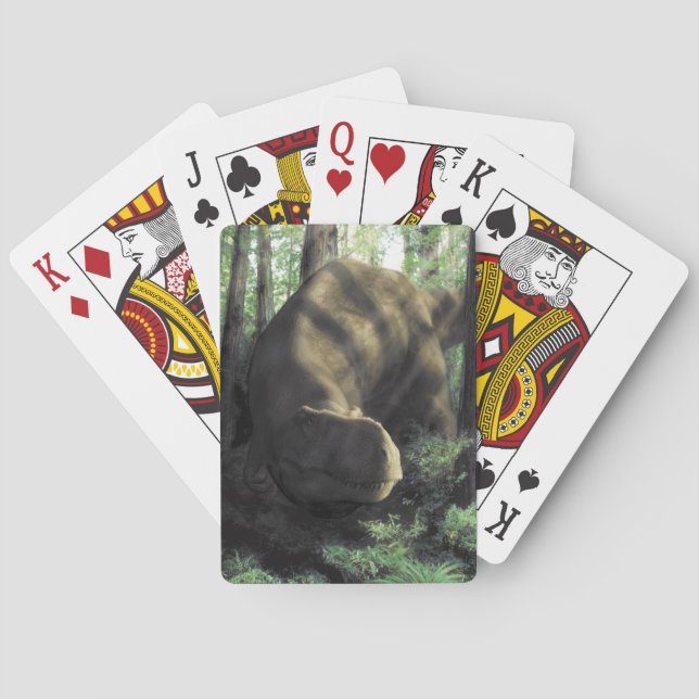 Jeu De Cartes Cartes de jeu de dinosaure (dos)