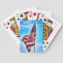 Cartes de jeu de drapeau américain