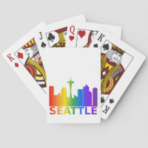 Cartes de jeu de fierté de Seattle