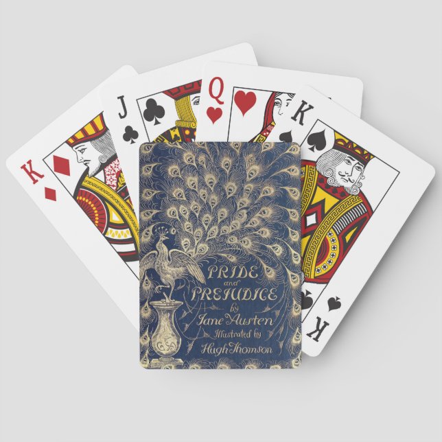 Jeu De Cartes Cartes de jeu de fierté et de préjudice (dos)