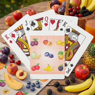 Jeu De Cartes Cartes de jeu de fruits