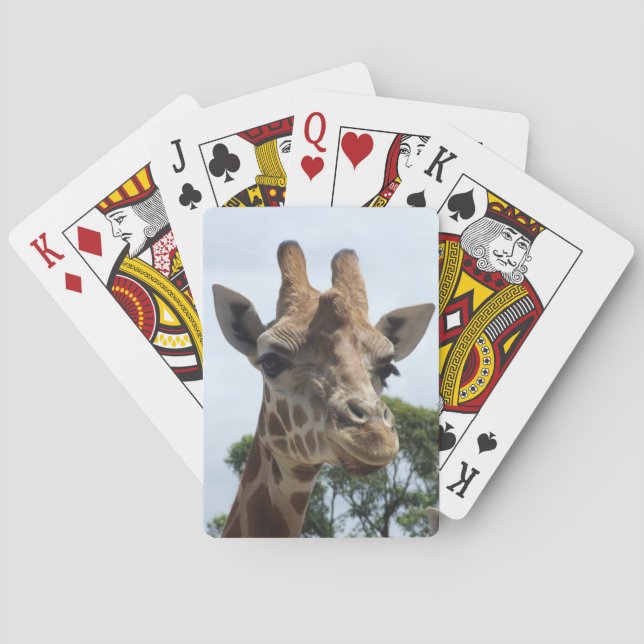 Jeu De Cartes Cartes de jeu de girafe (dos)