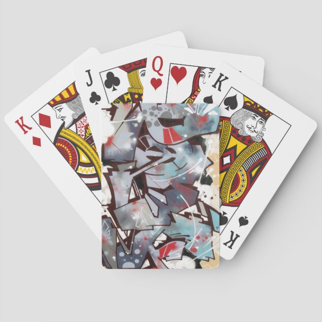 Jeu De Cartes Cartes de jeu de graffiti (dos)