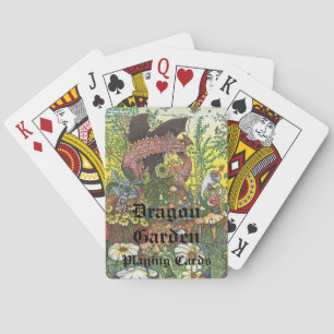 Jeu De Cartes Cartes de jeu de jardin de dragon