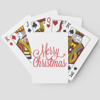 Jeu De Cartes Cartes de jeu de Joyeux Noël