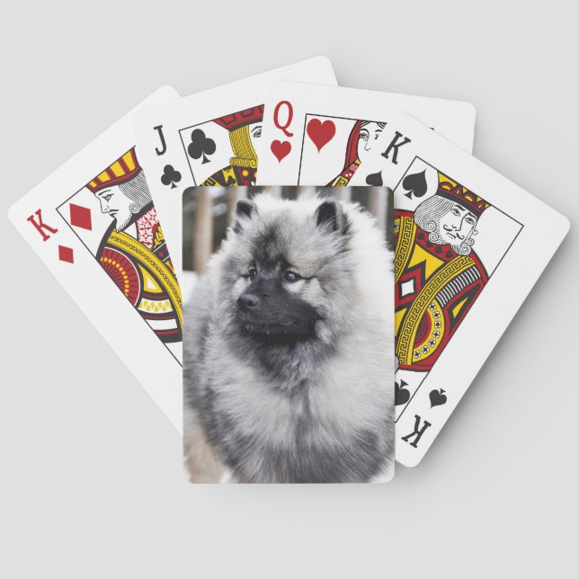 Jeu De Cartes Cartes de jeu de Keeshond (dos)