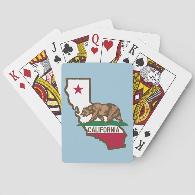 Jeu De Cartes Cartes de jeu de la Californie (dos)